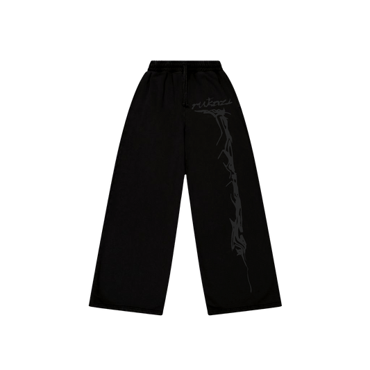 Black Slouchy Rukazi Pants